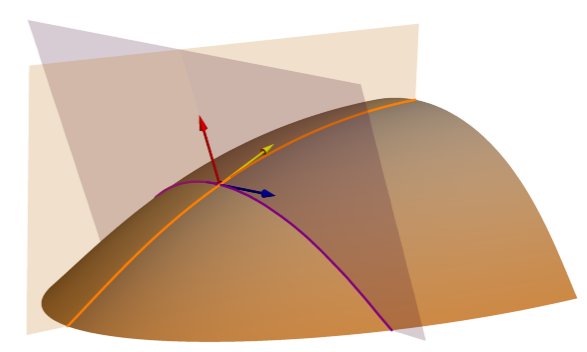 Profile and Tangential Curvature planes